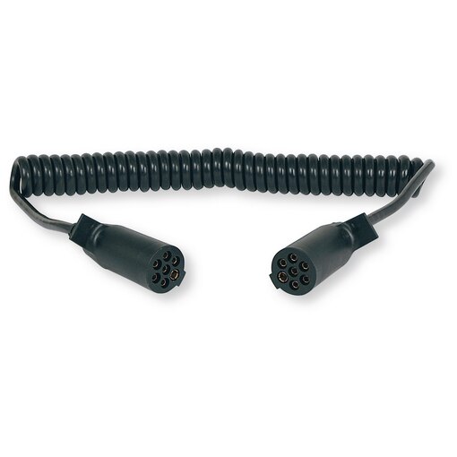 Cordón espiral premium de plástico de 24 V 7P N